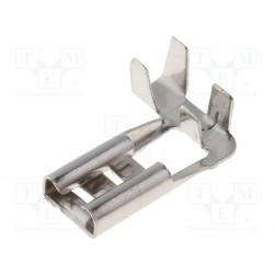 Cosse clip femelle 4,8mm non isolée