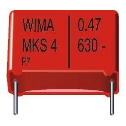 Condensateur Wima MKS4 10% 1µF 1000V au pas de 37mm