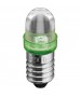 Ampoule E10 à led 29x11mm 230Vac 3mA verte