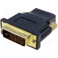 Adaptateur DVI-D (24+1) mâle / HDMI femelle