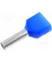 Embout de câblage à sertir bleu double section 2,5mm²