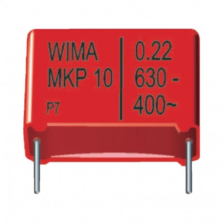 Condensateur Wima MKP10 10% 330nF 630V au pas de 22mm