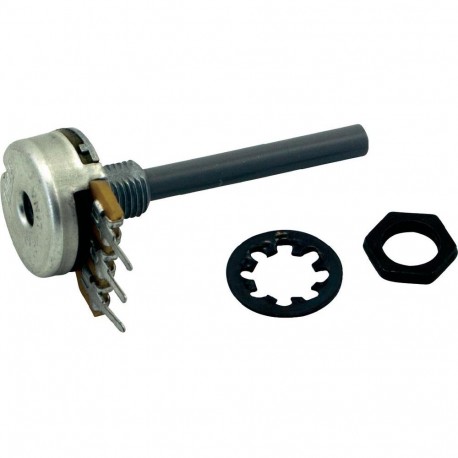 Potentiomètre rotatif logarithmique. 2,2Mohms