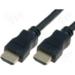 Cordon HDMI ECO. 19pts mâle / mâle 2 mètres