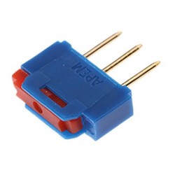 Inverseur dip-switch Apem vertical 1 contact R/T on / on