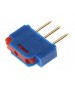 Inverseur dip-switch Apem vertical 1 contact R/T on / on