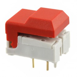 Touche digitast pour circuit imprimé 1T rouge
