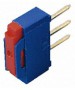 Inverseur dip-switch Apem vertical 1 contact R/T on / on