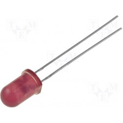 Diode led 5mm violette 68mcd 30°