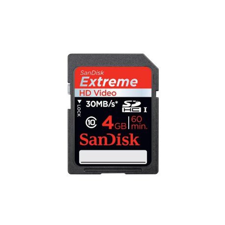Carte mémoire SD-HC Sandisk 4Gb - DISTRONIC SARL
