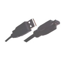 Cordon USB A mâle / mini USB 4C 1,5 mètre