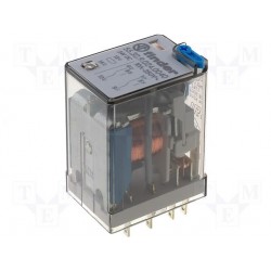 Relais type Finder 55.32 2R/T 230Vac 10Amp.