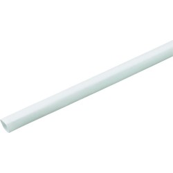 Gaine thermorétractable 6,4mm blanche - longueur de 1 mètre