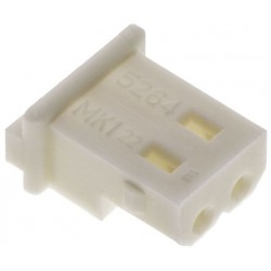 Embase Molex mâle droite pas 2,5mm 2pts